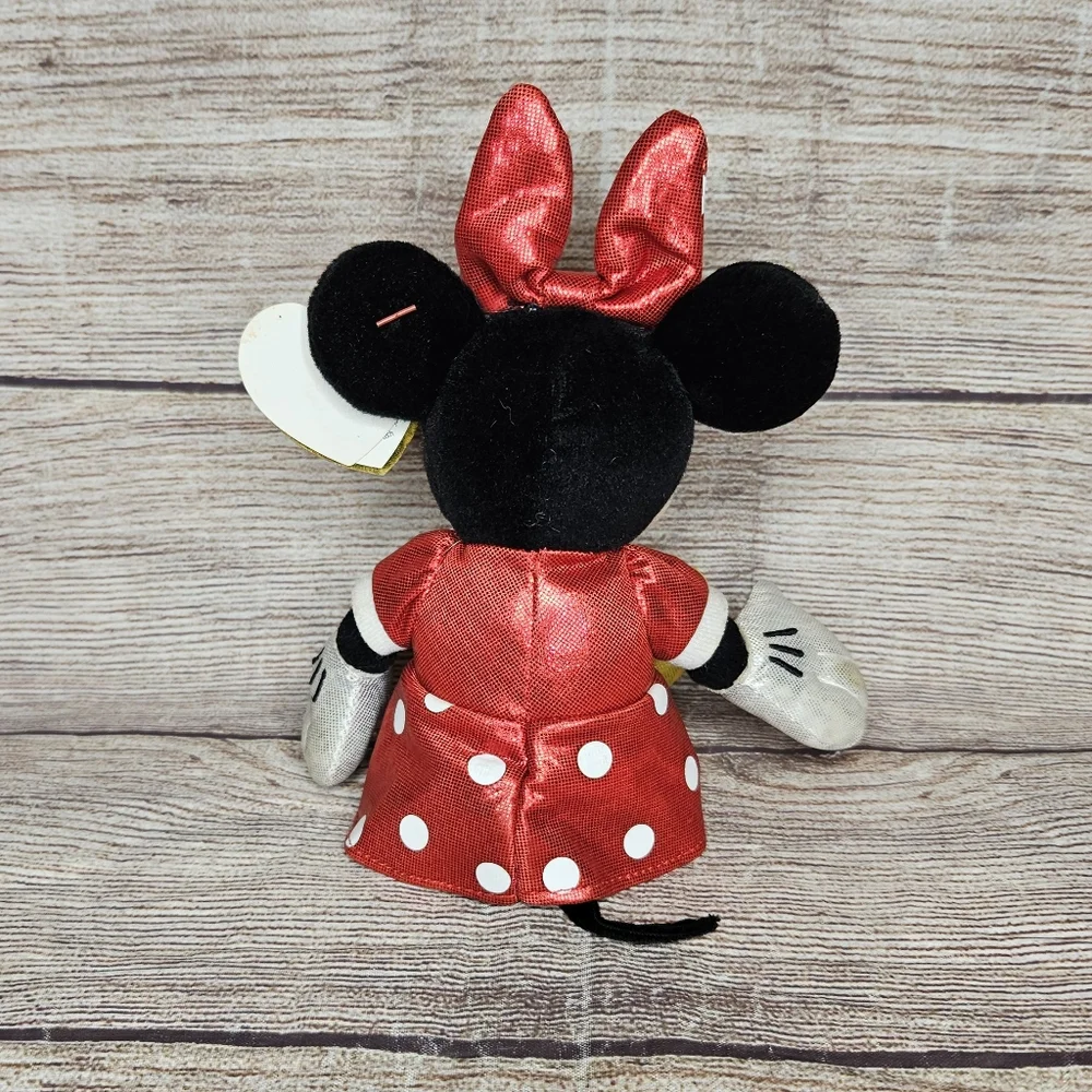 TY beanie babies Disney Minnie Mouse sparkle plush